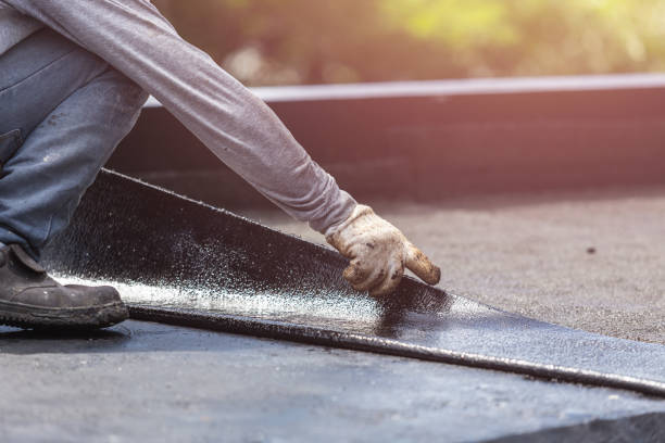 Professional Waterproofing technician working in Lake Hopatcong, NJ